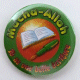 Badge Macha-Allah : Tu as une belle ecriture (Vert orange)