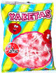 Sac de 150 sucettes plates "Yaketas" (gout cerise rouge)