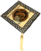 Fanion en paille avec inscription au milieu de l'Unicite de Dieu "La Chahada"