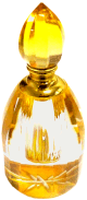 Parfum Musc d'Or "Farid" en bouteille cristal jaune - Pour hommes