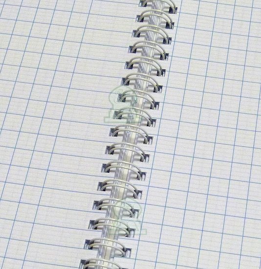 Cahier d'écriture Tadris à grands carreaux avec spirale - 17 x 22 cm - 180  pages