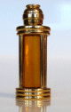 Parfum concentre dans une tres jolie bouteille metallique doree