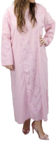 Robe rose dragee avec motifs