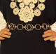 Ceinture dorée à cercles Ceinture doree a cercles