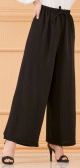 Pantalon ample pour femme (Vetement hijab et Mode Musulmane) - Couleur noir