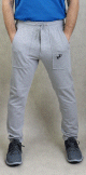 Pantalon jogging molletonne grandes poches zippees pour homme - Marque Best Ummah - Couleur Gris clair chine