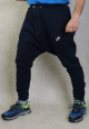 Pantalon Sarouel Jogging leger homme poches et chevilles zip - Seroual Best Ummah - Couleur Bleu marine