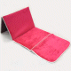 Tapis de priere pliable ultra confortable avec adossoir integre (dossier - chaise - support pour le dos pour s'adosser) avec sa sacoche - Couleur Rouge