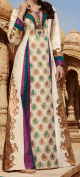 Robe de soiree orientale maxi-longue elegante pour femme
