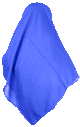 Grand foulard bleu roi (1,20 m)