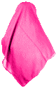 Grand foulard rose / pelure d'oignon (1,2 m)