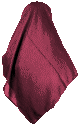 Grand foulard rouge bordeaux (1,2 m)