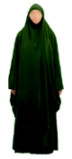Jilbab 2 pieces jupe + cape (Taille XL) - Plusieurs couleurs disponibles