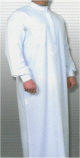 Qamis blanc non brode (Taille 62 XXL)