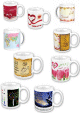 Offre speciale : 5 mugs au choix (tasses decorees) avec leur boite cadeau