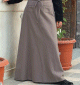 Jupe longue avec petites poches sur le devant  - Huyam Skirt [wT6901]
