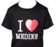 T-Shirt enfants "I LOVE MEDINE" - (Blanc ou Noir - 100 % coton)